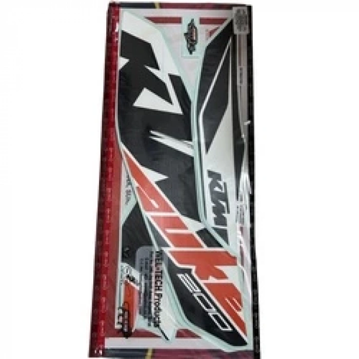KTM Duke 200 Sticker Seti Siyah