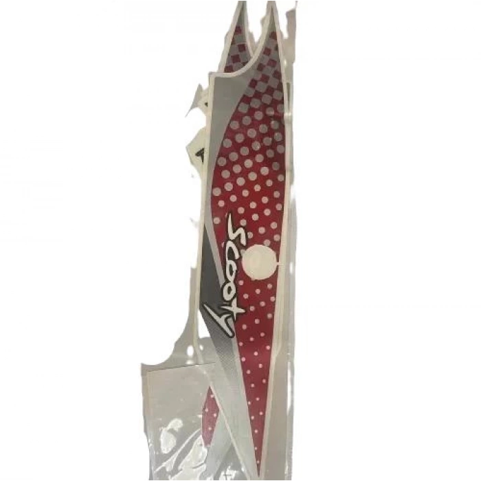TVS Scooty Pep Sticker Seti Kırmızı