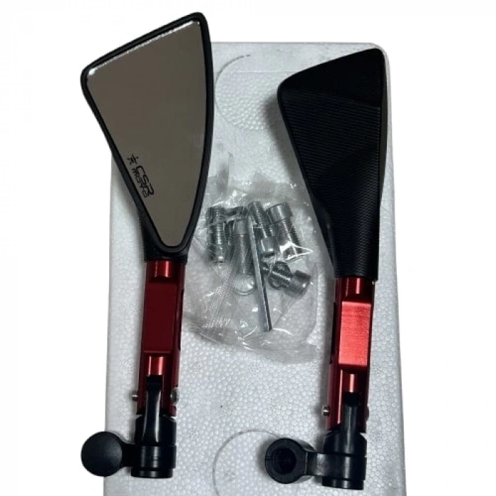 Universal Üçgen Ayna Kırmızı