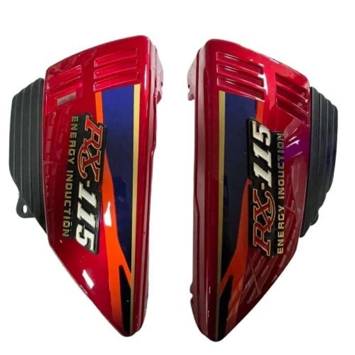 Yamaha RX 115 Yan Kapak Kırmızı Stickerlı