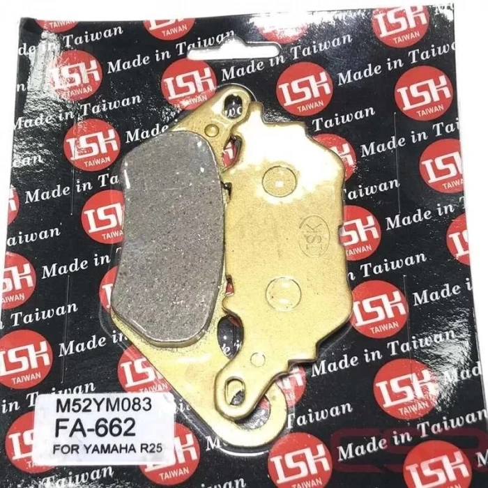Yamaha YZF R25 (2014-2018) Arka Fren Balatası FA 662 TW Takım