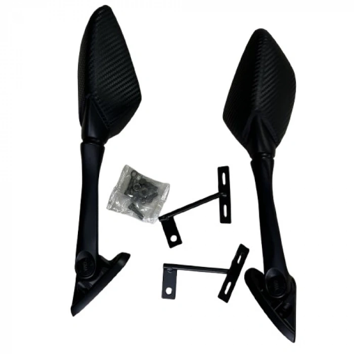 Yamaha YZF R25 (2014-2018) Ayna Karbon Uzun Takım