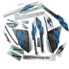 TVS Ntorq 125 Sticker Seti Mavi Orijinal