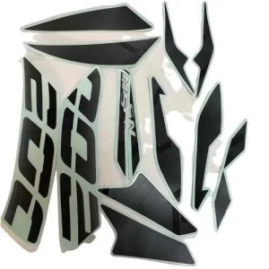 Bajaj Pulsar NS 200 Sticker Seti Siyah Takım