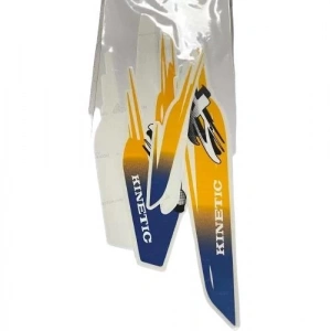 Honda Kinetic Sticker Seti Mavi Orijinal