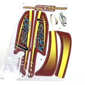 Modenas Kriss 7 Sticker Seti M-1017 Kırmızı