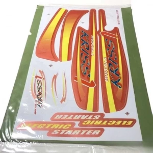 Modenas Kriss 7 Sticker Seti Turuncu M-1017