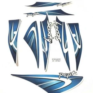 TVS Scooty Pep Sticker Seti Mavi YM