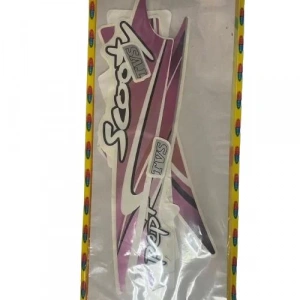 TVS Scooty Pep Sticker Seti Pembe YM