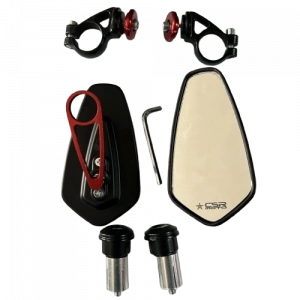 Universal Gidon Aynası Köşeli Kırmızı