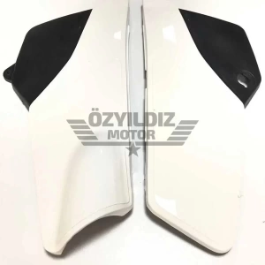Yamaha DT 125 Yan Kapak Beyaz Takım