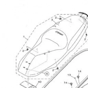 Yamaha Xmax (2018-2022) Sele Kılıfı Orijinal