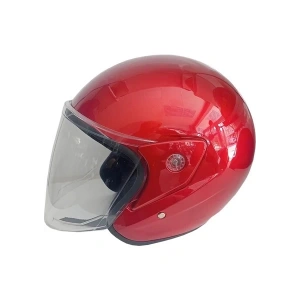 Yarım Kask Kırmızı Standart Beden
