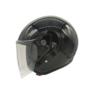 Yarım Kask Siyah Standart Beden