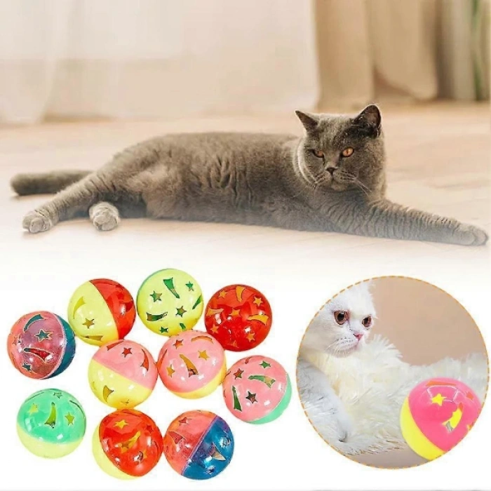 4lü Çıngıraklı Top Kedi Oyuncağı