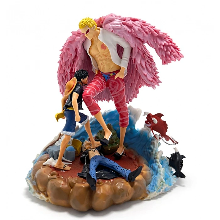 Anime One Piece Luffy Ve Donquixote Figürü