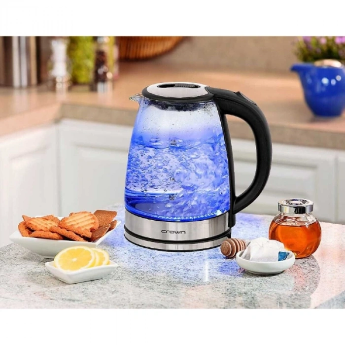 Crown CRW-7204 Cam Kettle Elektrikli Isıtıcı