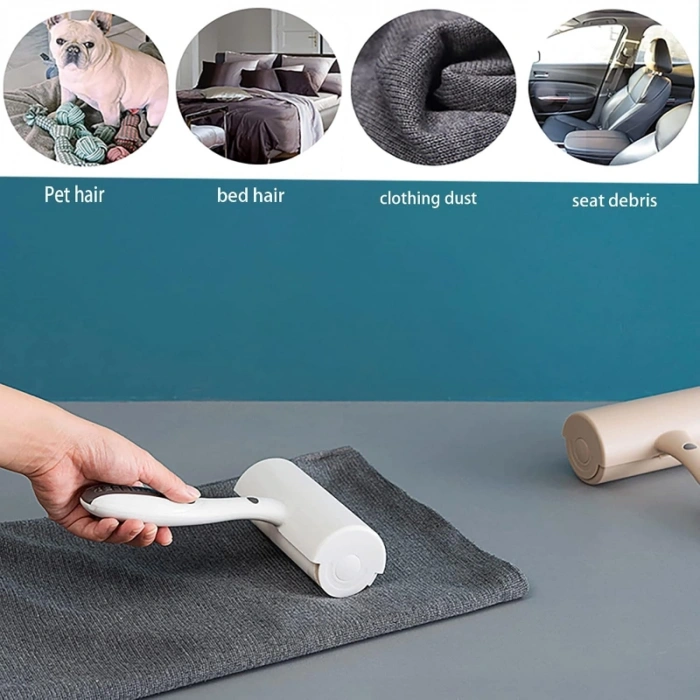 Tüy Toplama Rulosu - Kapaklı - Ergonomik - Taşınabilir