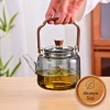 Akasya Saplı Demlik - 1200 ml - Borosilikat Cam