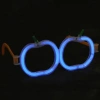 Karanlıkta Parlayan Neon Fosforlu Elma Gözlük Seti - 12 Adet