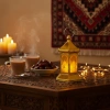 Ramazan Temalı Altıgen Kubbe LED Lamba