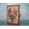 Taşlı Deri Defter Model 8