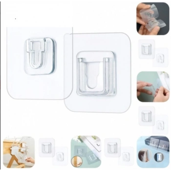 Geçmeli Klips Eşya Sabitleme Askısı 10lu Set