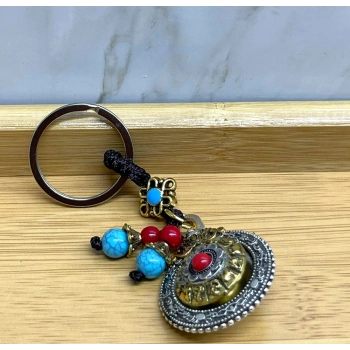 Mantra Çarkı Şans Anahtarlık