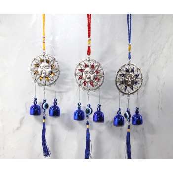 Metal Nazar Boncuğu Çan Model 13