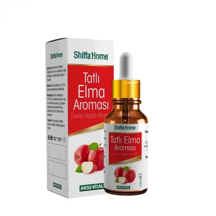 Shiffa Home Tatlı Elma Aroması Gıda Lezzetlendirici 10ml