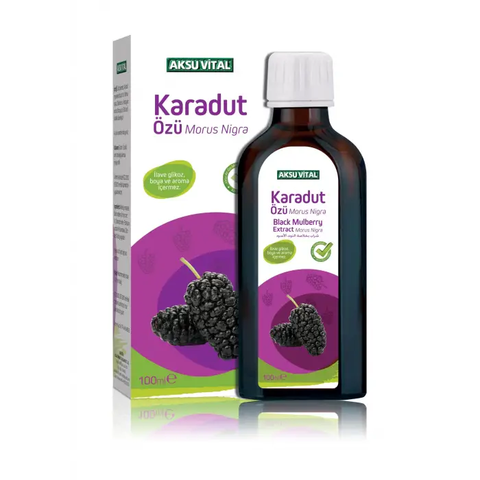 Aksu Vital Karadut Ekstraktı İçeren Şurup