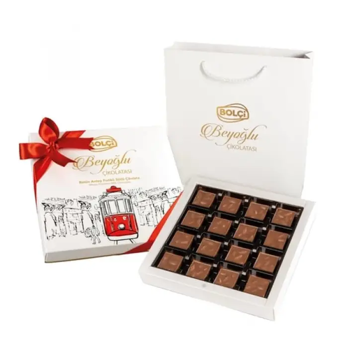 Bolçi Sütlü Antep Fıstıklı Beyoğlu Çikolatası 240g