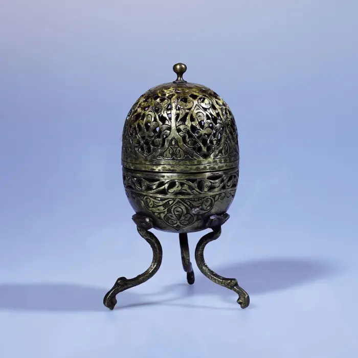 El Yapımı Pirinç Buhurdanlık