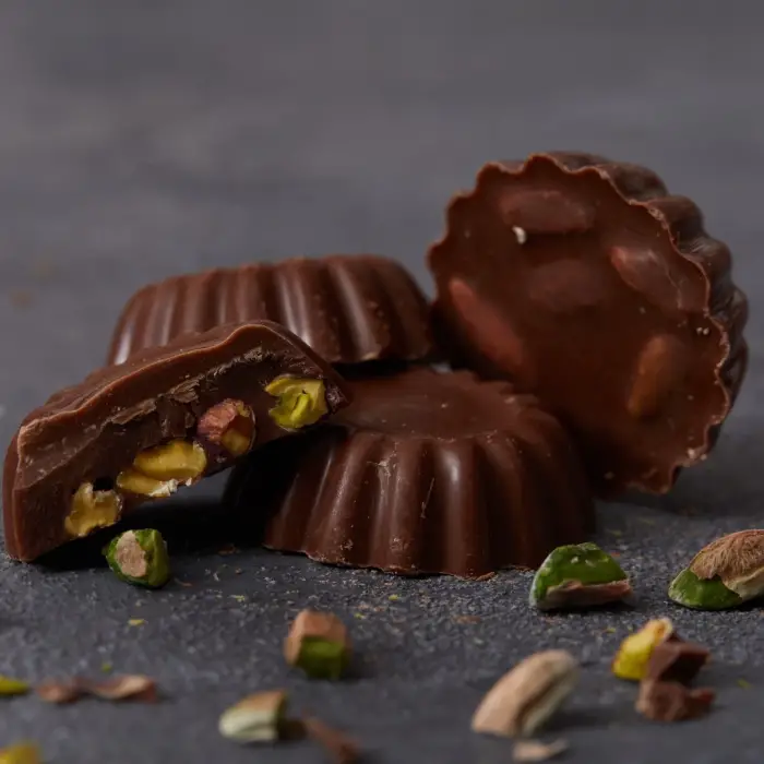 Fıstıklı Papatya Çikolata 250 gr