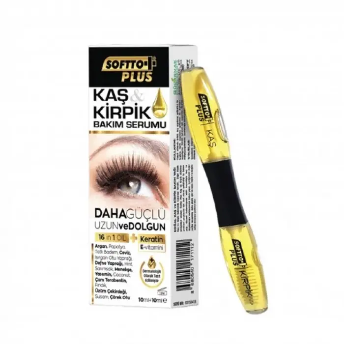 Softto Plus Kaş ve Kirpik Bakım Serumu 10ml