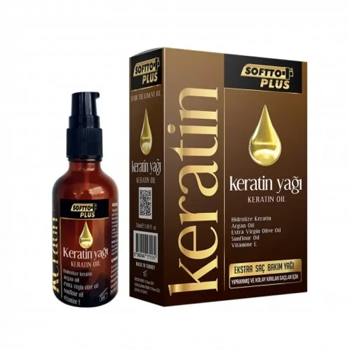Softto PLus Keratin Saç Bakım Yağı 50ml