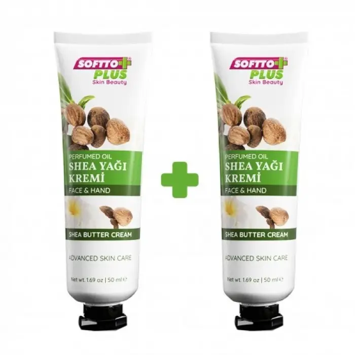 Softto Plus Shea Butter Yağlı El ve Yüz Kremi 50+50ml