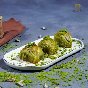 Fıstıklı Midye Baklava 1 kg