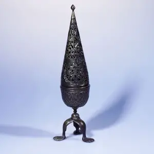 Selçuklu Model Eskitme Sivri Pirinç Buhurdanlık