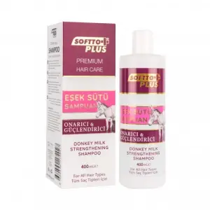 Softto Plus Eşek Sütü Şampuan Onarıcı ve Güçlendirici 400ml