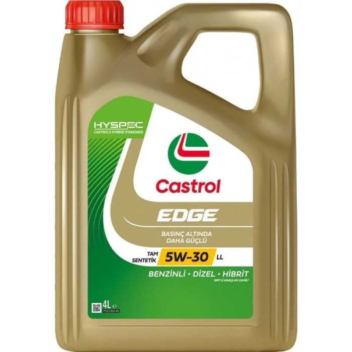 Castrol Edge 5W-30 LL Tam Sentetik Dpf Motor Yağı 4 Litre
