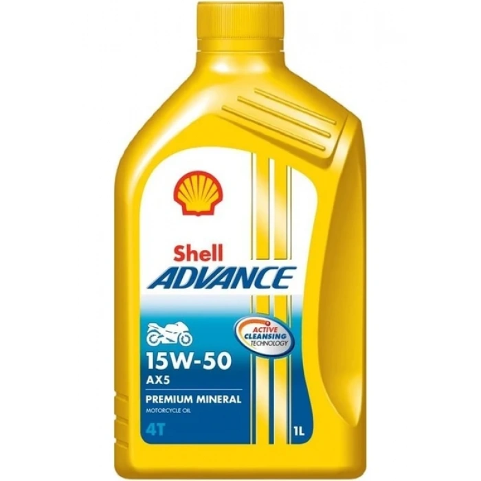 Shell Advance AX5 4T 15W50 1 lt. Motor Yağı