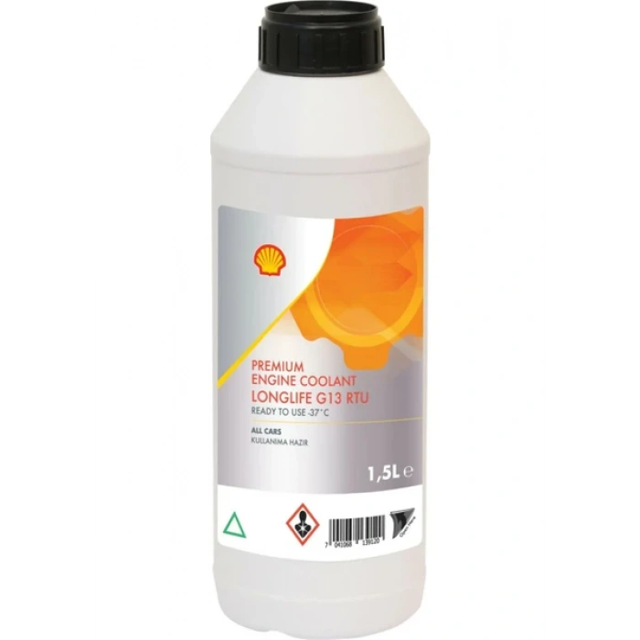 Shell Antifriz 1.5 Litre Premium Engine Coolant Longlife G13 Rtu