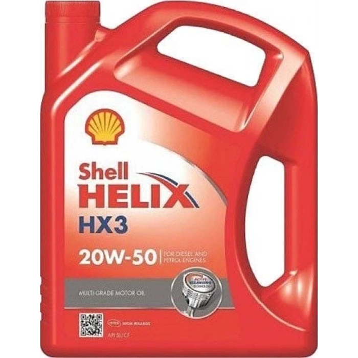 Shell Helix HX3 20W50 4 lt. Motor Yağı