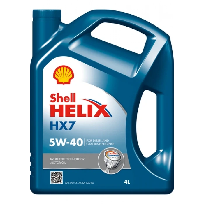 Shell Helix HX7 5W40 4 lt Motor Yağı