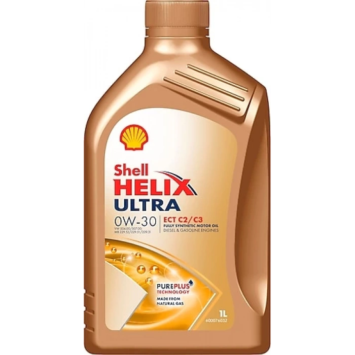 Shell Helix Ultra ECT C2/C3 0W-30 1 lt Motor Yağı
