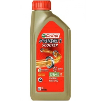 Castrol Power1 Scooter 4t 10W-40 Motosiklet Motor Yağı 1 Lt