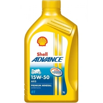 Shell Advance AX5 4T 15W50 1 lt. Motor Yağı
