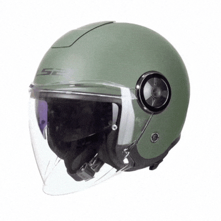 LS2 CLASSY MAT YEŞİL KASK