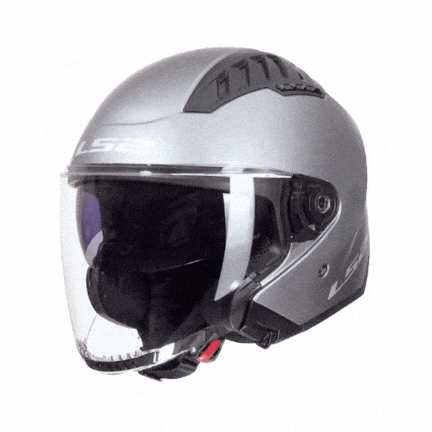 LS2 COPTER 2 MAT GRİ KASK